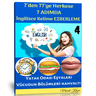 7 Adımda İngilizce Kelime Ezberleme Kitabı-4 - Enine Boyuna Eğitim - Enine Boyuna Eğitim