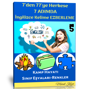 7 Adımda İngilizce Kelime Ezberleme Kitabı-5 - Enine Boyuna Eğitim - Enine Boyuna Eğitim