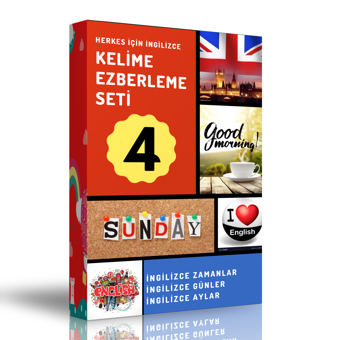 Herkes İçin İngilizce Kelime Ezberleme Modül Kitabı-4 - Enine Boyuna Eğitim - Enine Boyuna Eğitim