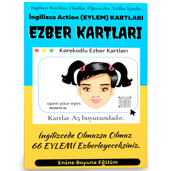 İngilizce Eylem Kartları - Enine Boyuna Eğitim - Enine Boyuna Eğitim
