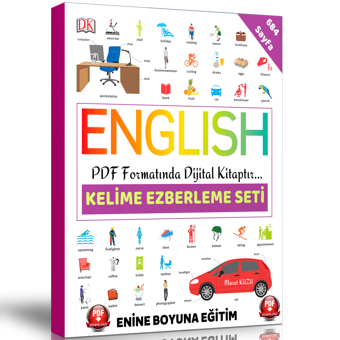 İngilizce Kelime Ezberleme Seti (Pdf Formatında Dijital) - Enine Boyuna Eğitim - Enine Boyuna Eğitim