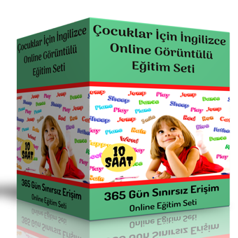 Çocuklar İçin İngilizce Online Görüntülü Eğitim Seti - Enine Boyuna Eğitim - Enine Boyuna Eğitim