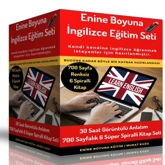 Enine Boyuna İngilizce Eğitim Seti (Renksiz) - Enine Boyuna Eğitim - Enine Boyuna Eğitim