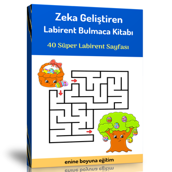 Okul Öncesi Zeka Geliştiren Spiralli Labirent Kitabı - Enine Boyuna Eğitim - Enine Boyuna Eğitim