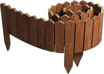 İahşap Bahçe Bordür Çiti Bahçe Çiti Bahçe Dekoru Özel Tasarım 40x200 Cm