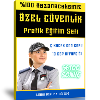 Özel Güvenlik Pratik Eğitim Seti - Enine Boyuna Eğitim - Enine Boyuna Eğitim