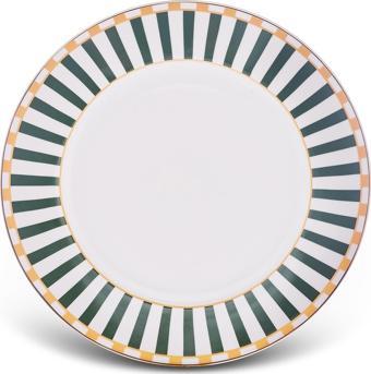 Karaca Linea New Year Yılbaşı Pasta Tabağı 19 Cm Yeşil