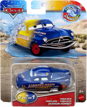 Disney Cars Fabulous Hudson Hornet  Renk Değiştiren Araçlar HRX42