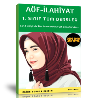 Aöf- İlahiyat 1. Sınıf Tüm Dersler (2 Spiralli Kitap) - Enine Boyuna Eğitim - Enine Boyuna Eğitim