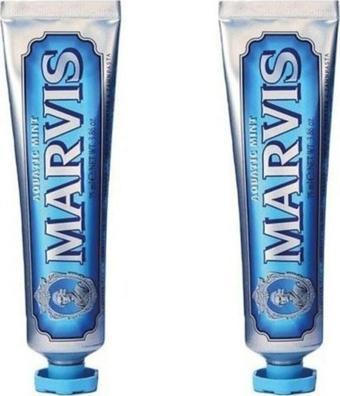 Marvis Aquatic Mint Diş Macunu 85 Ml X 2 Adet Avantajlı Set