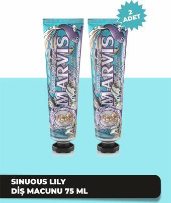 Marvis Sinuous Lily Diş Macunu 75 Ml X 2 Adet Avantajlı Set