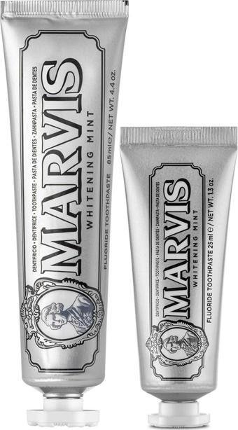 Marvis Whitening Mint Beyazlatıcı Diş Macunu 85 Ml + 25 Ml 2 Li Avantajlı Set