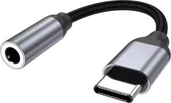 Polham 15CM Type C To 3.5mm Aux Kulaklık Ses Dönüştürücü Adaptör, Hifi Ses Destekli Çevirici