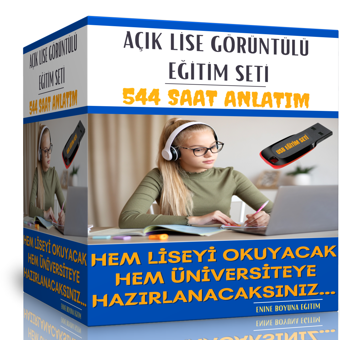 Açık Lise Tüm Dersler Görüntülü Eğitim Seti - Enine Boyuna Eğitim - Enine Boyuna Eğitim