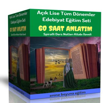 Açık Lise Tüm Dönemler Edebiyat Görüntülü Eğitim Seti (60 Saat Anlatım) - Enine Boyuna Eğitim - Enine Boyuna Eğitim