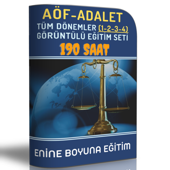 Aöf Adalet Önlisans Usb Eğitim Seti (1-2 Sınıf) - Enine Boyuna Eğitim - Enine Boyuna Eğitim