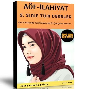 Aöf- İlahiyat 2. Sınıf Tüm Dersler (2 Spiralli Kitap) - Enine Boyuna Eğitim - Enine Boyuna Eğitim