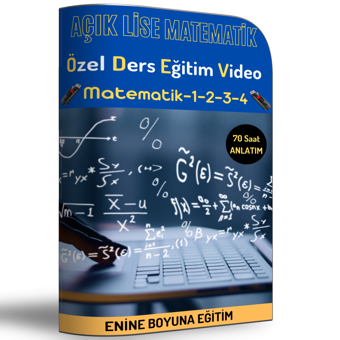 Enine Boyuna Açık Lise Matematik Özel Ders Eğitim Video Seti - Enine Boyuna Eğitim - Enine Boyuna Eğitim