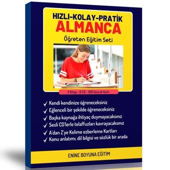 Hızlı-Kolay-Pratik Almanca Öğreten Eğitim Seti - Enine Boyuna Eğitim - Enine Boyuna Eğitim