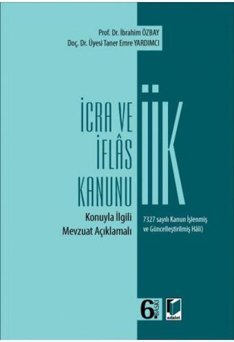 İcra ve İflas Kanunu - Adalet Yayınları