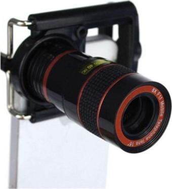 Bosile 8X Zoom Optik Teleskobu,Geniş Açı Lens Iphone Için Yakından Kamera Çekme Dürbün