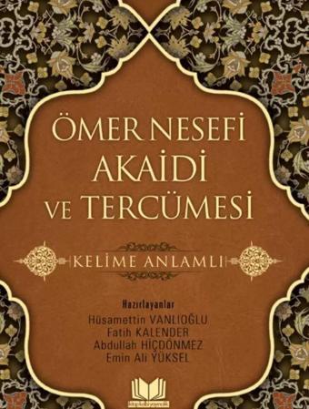 Ömer Nesefi Akaidi Kelime Anlamlı Heyet - Kitap Kalbi Yayıncılık