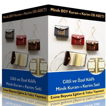 Minik Boy Kuran-I Kerim (10 Adet) - Enine Boyuna Eğitim - Enine Boyuna Eğitim