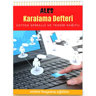 Spiralli Karalama Defteri – Ales (Teksir Kağıtlı) - Enine Boyuna Eğitim - Enine Boyuna Eğitim