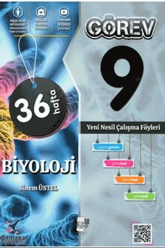 Armada Görev 9.Sınıf Biyoloji Yeni Nesil Çalışma Föyleri - Armada Yayınları - Armada Yayınları