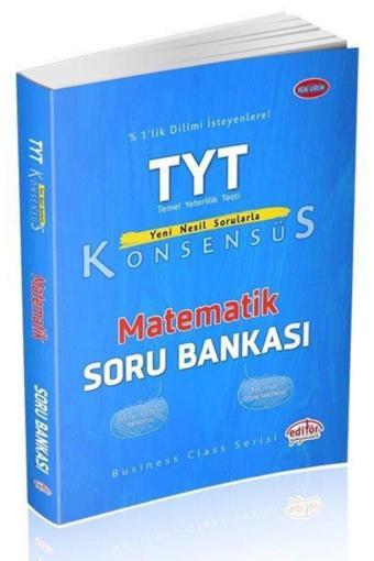 Tyt Konsensüs Matematik Soru Bankası 2020 9786052801871 - Editör Yayınevi - Editör Yayınevi