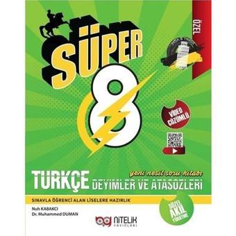 Nitelik Yayınları 8. Sınıf LGS Türkçe Deyimler ve Atasözleri Soru Bankası