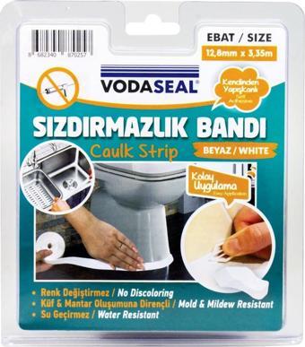 Vodaseal Klozet ve Evye Sızdırmazlık Bantı Bandı 12,8 mm*3,35 mt 