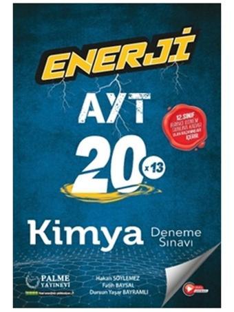 2023 Ayt Kimya Enerji 20X13 Deneme Sınavı - Palme Yayınları - Palme Yayınları