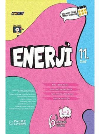 Palme 11.Sınıf Enerji 6 Deneme Sınavı *Yeni* - Palme Yayınları - Palme Eğitim