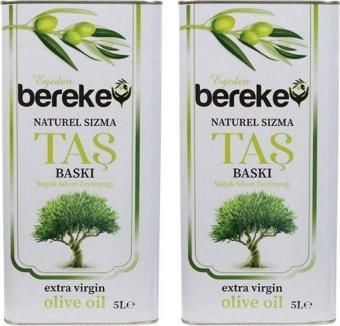 Bereke Naturel 2 Li Sızma Soğuk Sıkım Taş Baskı Zeytinyağı 5 Litre