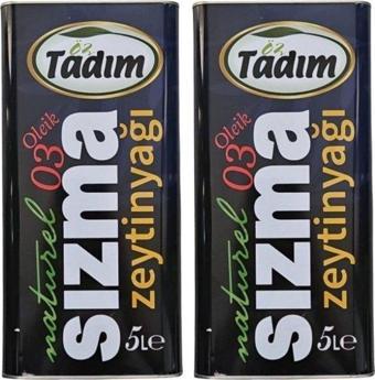 Öz Tadım 2 Li Naturel Sızma Soğuk Sıkım Taş Baskı Zeytinyağı 5 Litre