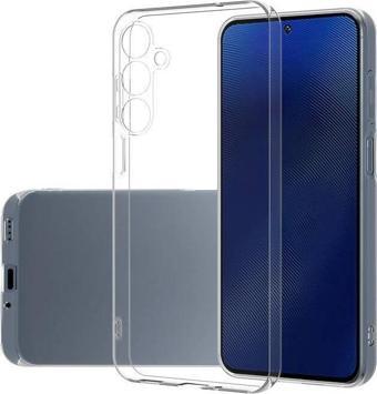 Galaxy S24 FE Kılıf İnce ve Esnek Şeffaf Süper Silikon