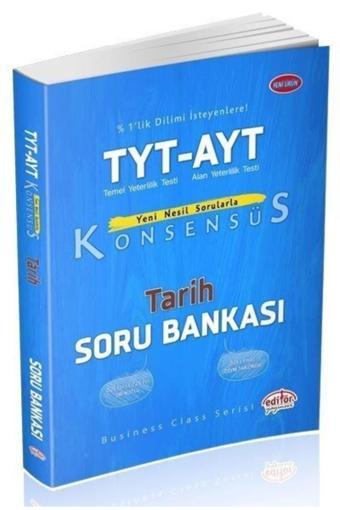 Tyt Ayt Tarih Konsensüs Soru Bankası - Editör Yayınevi - Editör Yayınevi