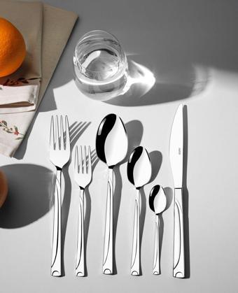 Nehir Fiesta Sade 6 Kişilik 36 Parça Çatal Kaşık Bıçak Takımı