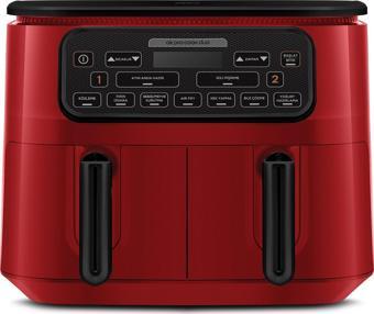 Karaca Air Pro Cook Duo Köz Xxxl 4+4 Litre Airfryer Ruby 8 Kişilik