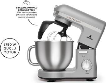 Karaca Mastermaid Chef Pro Çift Kollu Stand Mikser Cool Gray 1750 W
