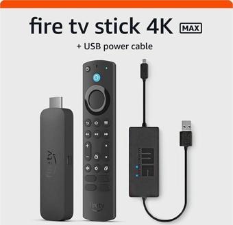 Amazon Fire TV Stick 4K Max Medya Oynatıcı | Wi-Fi 6E | Alexa Sesli Kumanda | 2023