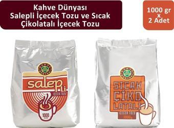 Kahve Dünyası Salep 1000 gr ve Sıcak Çikolata 1000 gr