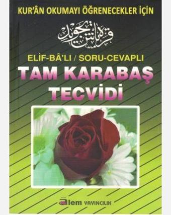 Elif-Ba’lı / Soru - Cevaplı Tam Karabaş Tecvidi, (Büyük Boy) - Alem Yayıncılık