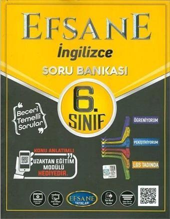 6. Sınıf Efsane İngilizce Soru Bankası - Efsane Yayınları