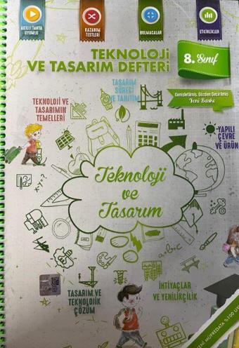 8. Sınıf Teknoloji Ve Tasarım Defteri - Efx Akademi Yayınları