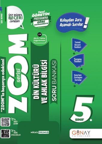 5. Sınıf Din Kültürü Zoom Serisi Soru Bankası - Günay Yayınları