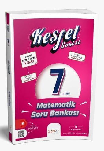 7. Sınıf Keşfet Plus Serisi Matematik Soru Bankası - Günay Yayınları