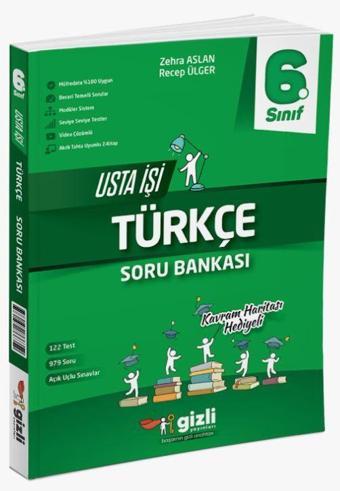 6. Sınıf Usta İşi Türkçe Soru Bankası - Gizli Yayınları