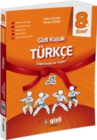 8. Sınıf Türkçe Gizli Kuşak Değerlendirme Föyleri - Gizli Yayınları
